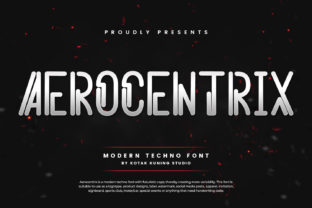Aerocentrix: A Futuristic Font for Business