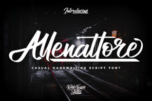 Allenattore: A Bold Handwritten Typeface for Web Design