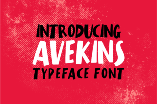 Avekins: A Playful Display Font for Editorial Projects
