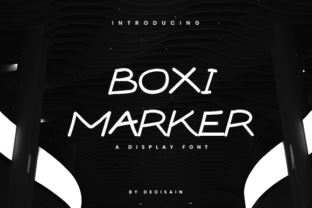 Boxi Marker: A Sweet Font for Business