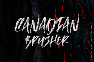 Canadian Brusher Font for Business