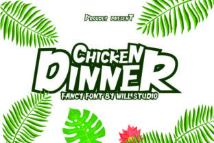 Chicken Dinner Font for Creative Campaigns