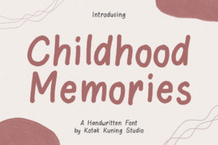 Childhood Memories Font Review