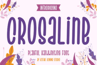 Crosaline: A Playful Display Font