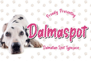 Dalmaspot: A Playful Font with Dalmatian Spots