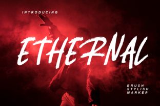 Ethernal: A Handwritten Brush Font for Editorial Design