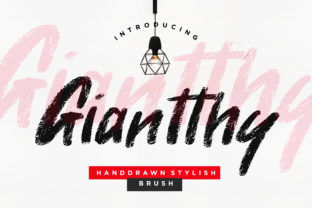 Giantthy: A Handwritten Font for Creative Marketing