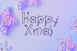 Happy Xmas: A Festive Display Font