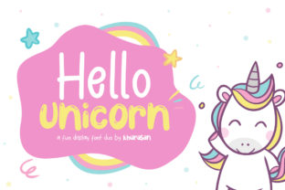 Hello Unicorn Font