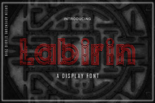 Labirin is a font that feels like a puzzle waiting to be solved. As a graphic designer, I often find myself drawn to typefaces that have a story, and Labirin definitely has one. Its design is inspired by mazes, which gives it a unique visual language that’s both bold and intriguing. When I first encountered it, I knew it had the potential to add a striking element to a brand's identity.