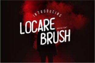 Locare Brush: A Playful Display Font for Handmade Product Makers