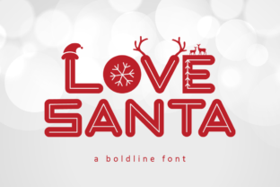 Love Santa: A Display Font for Practical Holiday Branding