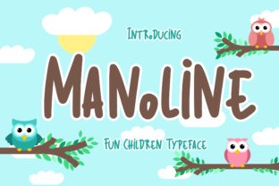 Manoline: A Playful Font for Bold Campaigns
