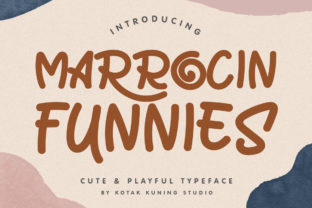 Marrocin Funnies: A Playful Font for Creative Projects