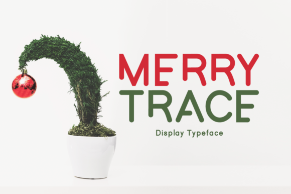 Merry Trace: A Festive Display Font
