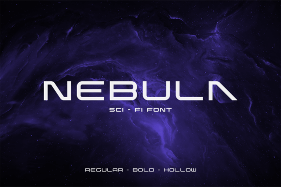 Nebula Display Font Review: A Futuristic Typeface for Campaign Designers