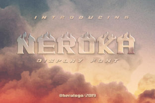 Neroka: A Fiery Display Font