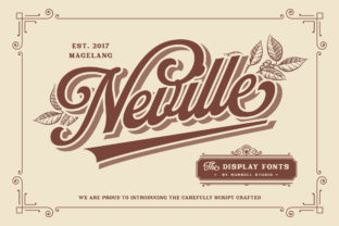 Neville Font Review: A Vintage Display Typeface Built for Nostalgic Branding