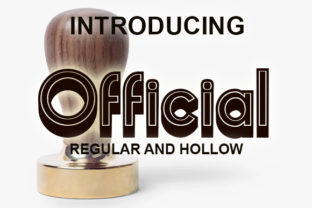 Official: A Bold Display Font