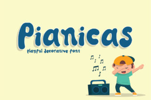 Pianicas: A Playful Display Font
