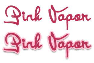 Pink Vapor Font: Urban Vibe for Editorial Design