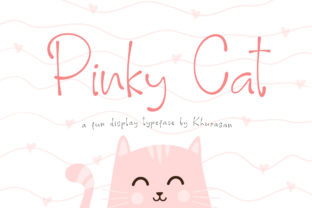 Pinky Cat: A Playful Display Font for Editorial Charm