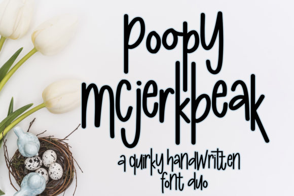 Poopy McJerkbeak Font Duo: A Brand Designer Review