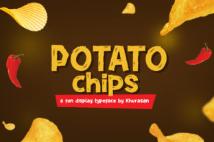 Potato Chips: A Display Font with Genuine Editorial Appeal