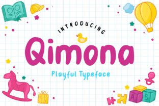 Qimona: A Playful Display Font for Campaign Design That Gets Noticed
