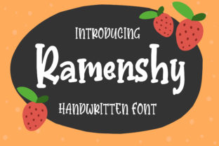 Ramenshy: A Whimsical Font for Business Branding