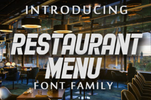 Restaurant Menu Brings Retro Energy to Campaign Typography