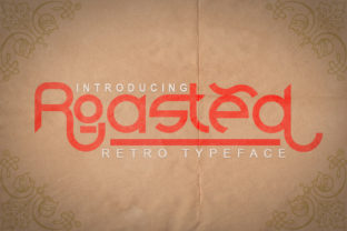 Roasted: A Retro Display Font for Creative Projects