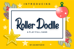 Roller Dodlle: A Cute Display Font
