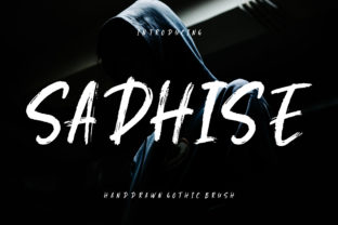 Sadhise: Gothic Brush Font for Creative Projects