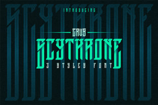 Scythrone: A Font for Bold Branding