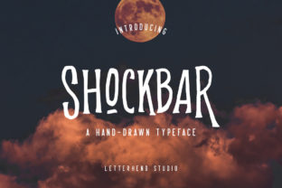 Shockbar: A Bold Display Font