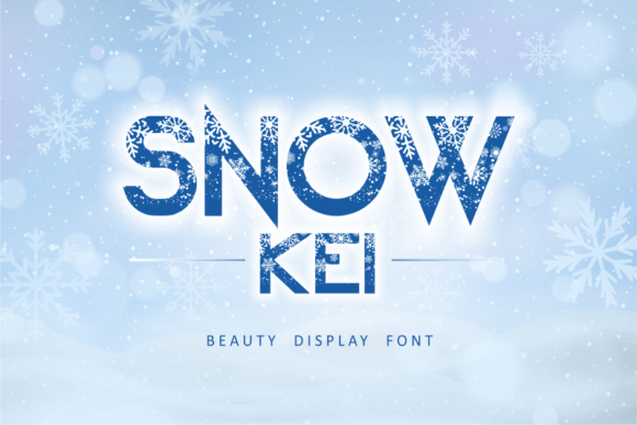 Snow Kei: A Cozy Display Font for Handmade Products and Seasonal Designs
