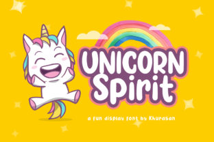 Unicorn Spirit Font for Creative Projects