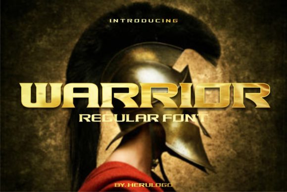 Warrior: A Bold Display Font for Creative Projects