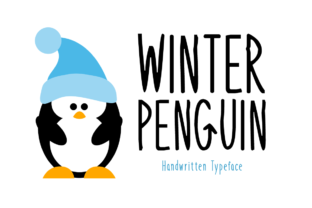 Winter Penguin: A Playful Font for Editorial Design