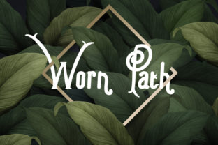 Worn Path: A Display Font Designed for Playful Digital Branding